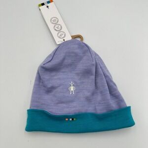Smartwool Kids Thermal Reversible Cuffed Beanie Purple Mist Heather‎ SW018019A17